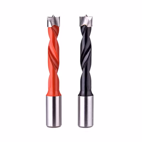 Tungsten Carbide Tipped Brad Point Wood Drill Bit for Woodworking