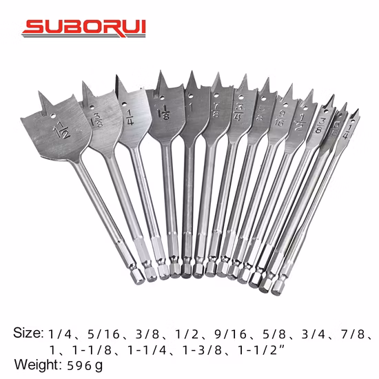 Spade Drill Bit Set
